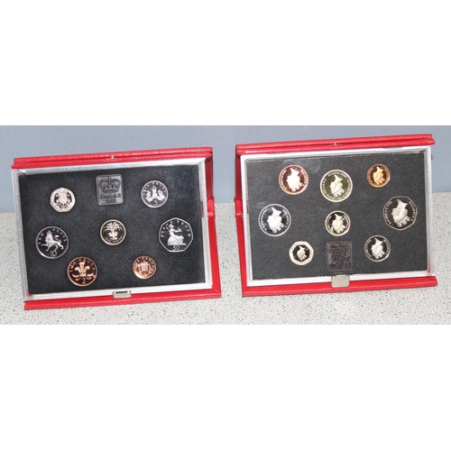 1210 - Great Britain & Northern Ireland proof coinage sets, 6 assorted proof coin sets in folders, 1983-198... 