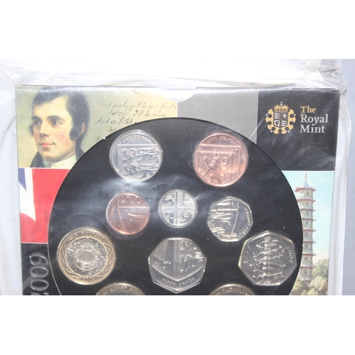 1222 - Great Britain & Northern Ireland Royal Mint coins - 2009 United Kingdom brilliant uncirculated coin ... 