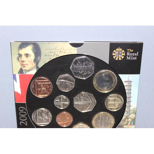 1224 - Great Britain & Northern Ireland Royal Mint coins - 2009 United Kingdom brilliant uncirculated coin ... 