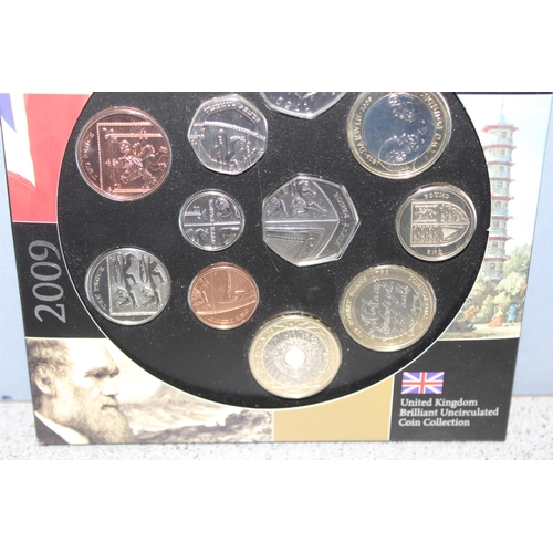 1224 - Great Britain & Northern Ireland Royal Mint coins - 2009 United Kingdom brilliant uncirculated coin ... 