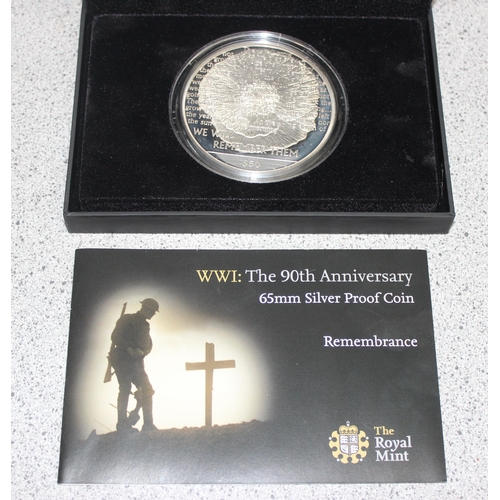 1225 - Great Britain & Northern Ireland Royal Mint silver proof coins - 2009 WWI 90th Anniversary silver pr... 