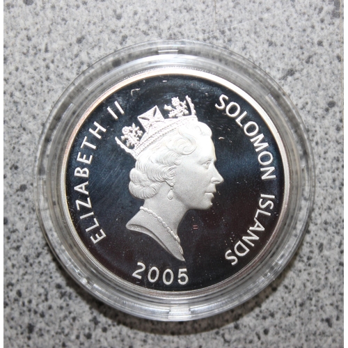 1228 - Great Britain & Northern Ireland Royal Mint silver proof coins - 2005 HMS Dorsetshire LFSDORSP silve... 