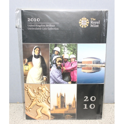 1231 - Great Britain & Northern Ireland Royal Mint brilliant uncirculated coins - 2010 & 2011 United Kingdo... 