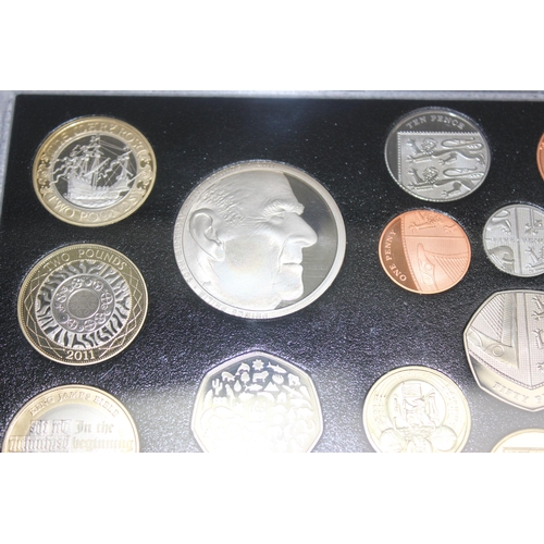 1233 - Great Britain & Northern Ireland Royal Mint proof coins - 2011 United Kingdom proof coin collection ... 