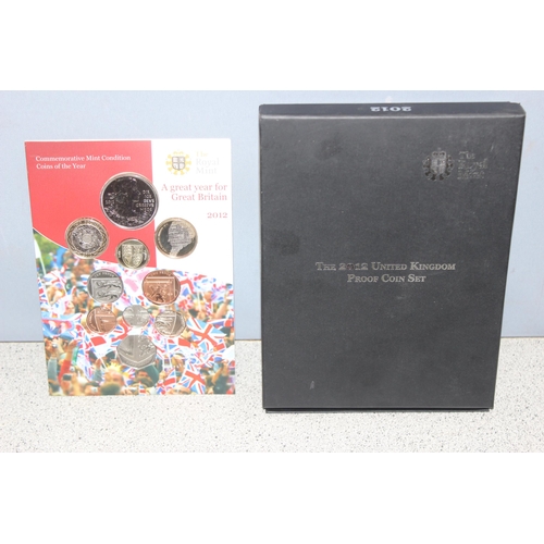 1234 - Great Britain & Northern Ireland Royal Mint proof coins - 2012 United Kingdom proof coin collection ... 