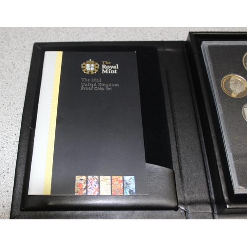 1234 - Great Britain & Northern Ireland Royal Mint proof coins - 2012 United Kingdom proof coin collection ... 