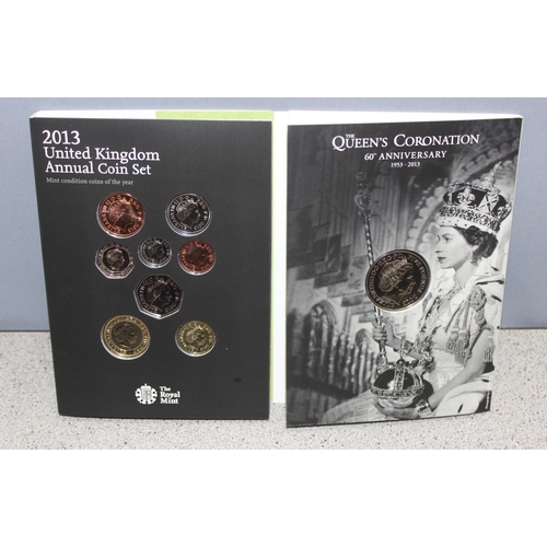 1236 - Great Britain & Northern Ireland Royal Mint coins - 2013 United Kingdom annual coin set, 15 coins in... 