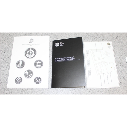 1237 - Great Britain & Northern Ireland Royal Mint coins - 2014 United Kingdom collectors edition proof coi... 