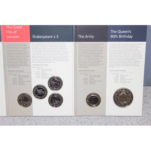 1240 - Great Britain & Northern Ireland Royal Mint coins - 2015 United Kingdom annual coin set, 16 coins in... 