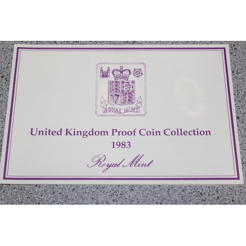 1241 - Great Britain & Northern Ireland Royal Mint coins - 2 boxed proof coin sets, 1983 & 2000, both with ... 