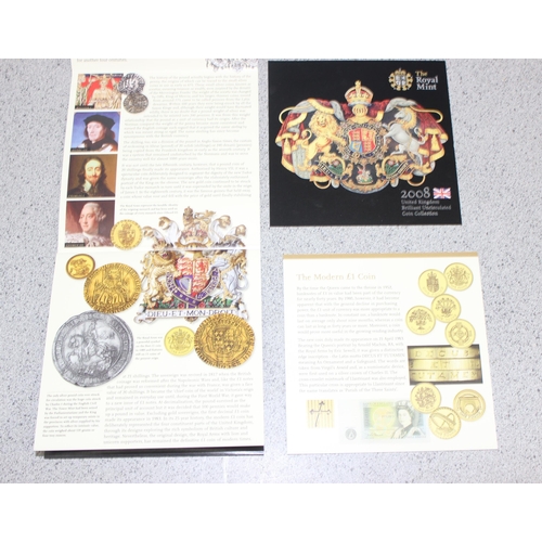 1242 - Great Britain & Northern Ireland Royal Mint coins - 3 boxed uncirculated coin sets, 1972, 1983 & 200... 