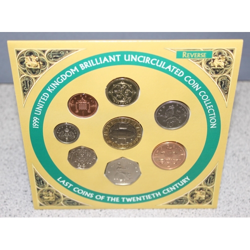 1243 - Great Britain & Northern Ireland Royal Mint coins - 3 boxed uncirculated coin sets, 1972, 1983 & 199... 