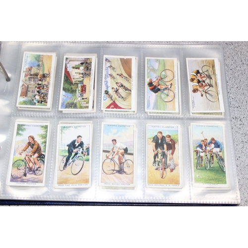 515 - Mixed lot of vintage cigarette card albums with contents to incl a part set of famous prize fighters... 