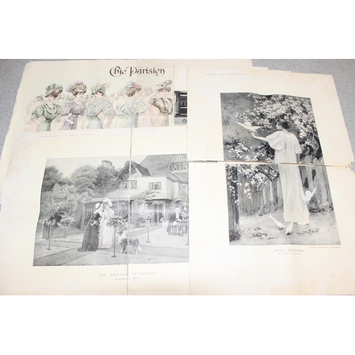 517 - Qty of ephemera to incl 19th century newspapers, sporting related items etc