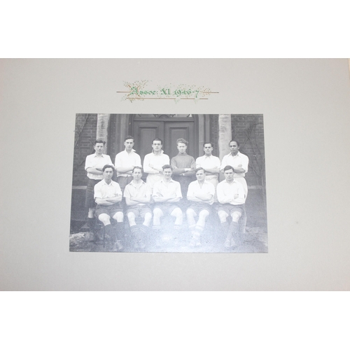 519 - Large qty of 1930s/1940s black and white photographs of Oxford University students and sports teams,... 