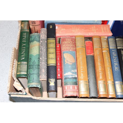 524 - Assortment of antique and later books, to incl some leather bound examples and a mixed lot of epheme... 