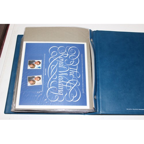 525 - Stamps - Qty of GB Presentation Pack stamps and collectors packs, 1970's and 1980's, in blue albums,... 