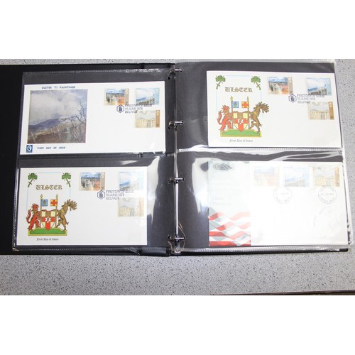 529 - Stamps - Great Britain First Day Covers in 4 blue Stanley Gibbons albums 1969-70 & 1971-1973, volume... 