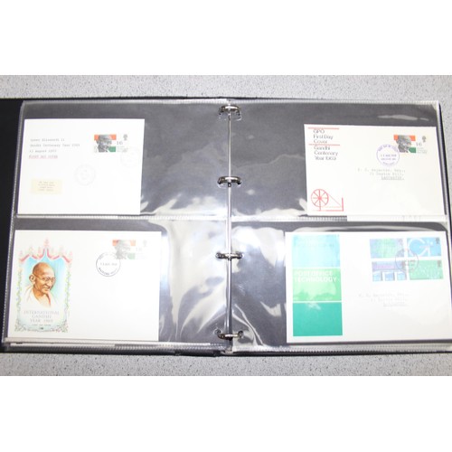 529 - Stamps - Great Britain First Day Covers in 4 blue Stanley Gibbons albums 1969-70 & 1971-1973, volume... 