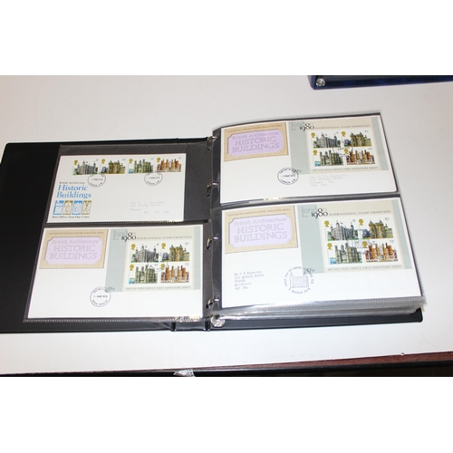 530 - Stamps - Great Britain First Day Covers in 2 blue Stanley Gibbons albums, 1978-81 & 1981-1989, volum... 