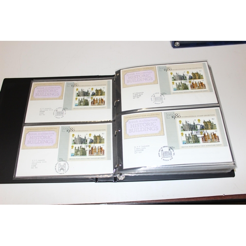 530 - Stamps - Great Britain First Day Covers in 2 blue Stanley Gibbons albums, 1978-81 & 1981-1989, volum... 