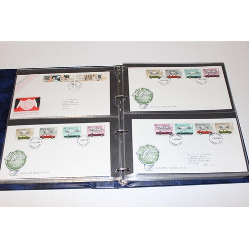 530 - Stamps - Great Britain First Day Covers in 2 blue Stanley Gibbons albums, 1978-81 & 1981-1989, volum... 