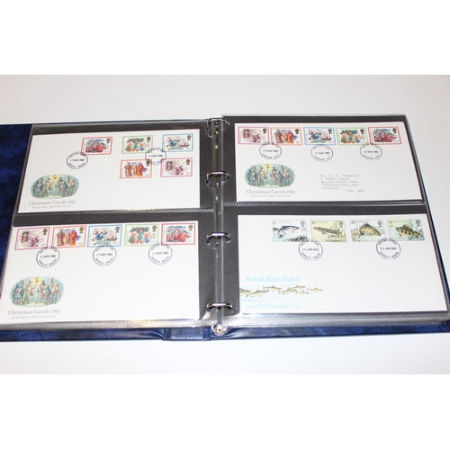 530 - Stamps - Great Britain First Day Covers in 2 blue Stanley Gibbons albums, 1978-81 & 1981-1989, volum... 