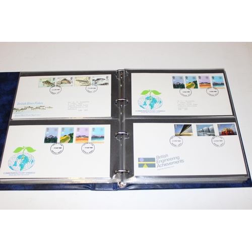 530 - Stamps - Great Britain First Day Covers in 2 blue Stanley Gibbons albums, 1978-81 & 1981-1989, volum... 