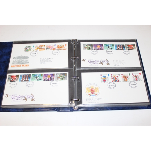 530 - Stamps - Great Britain First Day Covers in 2 blue Stanley Gibbons albums, 1978-81 & 1981-1989, volum... 