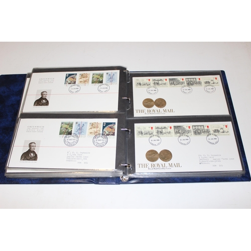 530 - Stamps - Great Britain First Day Covers in 2 blue Stanley Gibbons albums, 1978-81 & 1981-1989, volum... 