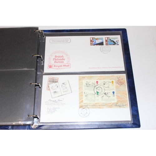 530 - Stamps - Great Britain First Day Covers in 2 blue Stanley Gibbons albums, 1978-81 & 1981-1989, volum... 