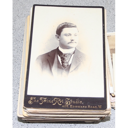 544 - Qty of antique photographs to incl carte de visite