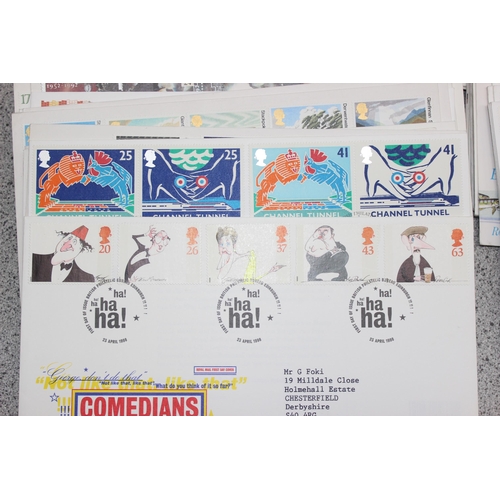 551 - Stamps - GB FDCs (150)