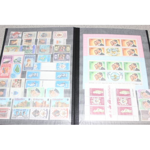 564 - Stamps - 16 page Stock book Royalty Issues, Mint