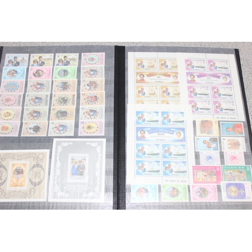 564 - Stamps - 16 page Stock book Royalty Issues, Mint