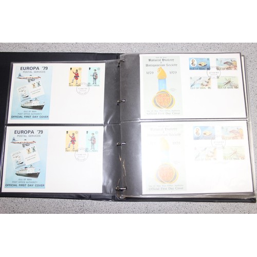 531 - Stamps - Isle of Man First Day Covers in 4 Stanley Gibbons albums, 1968-1979 & 1979-1984, volumes 1 ... 