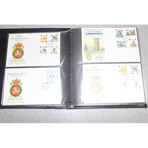 531 - Stamps - Isle of Man First Day Covers in 4 Stanley Gibbons albums, 1968-1979 & 1979-1984, volumes 1 ... 