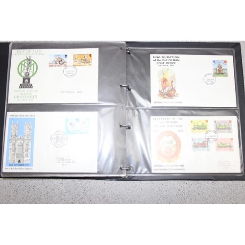 531 - Stamps - Isle of Man First Day Covers in 4 Stanley Gibbons albums, 1968-1979 & 1979-1984, volumes 1 ... 