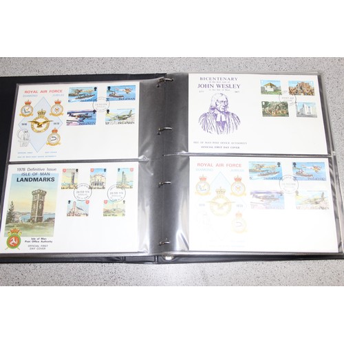 531 - Stamps - Isle of Man First Day Covers in 4 Stanley Gibbons albums, 1968-1979 & 1979-1984, volumes 1 ... 