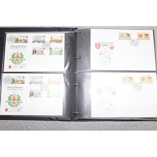 531 - Stamps - Isle of Man First Day Covers in 4 Stanley Gibbons albums, 1968-1979 & 1979-1984, volumes 1 ... 