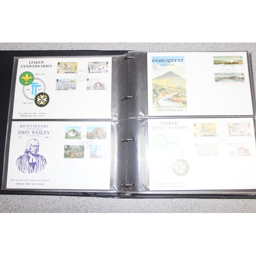 531 - Stamps - Isle of Man First Day Covers in 4 Stanley Gibbons albums, 1968-1979 & 1979-1984, volumes 1 ... 