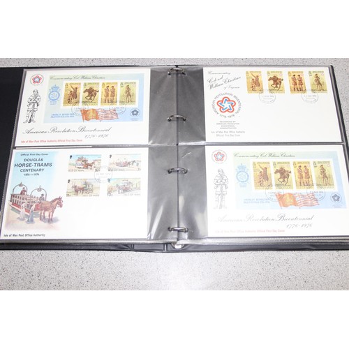 531 - Stamps - Isle of Man First Day Covers in 4 Stanley Gibbons albums, 1968-1979 & 1979-1984, volumes 1 ... 