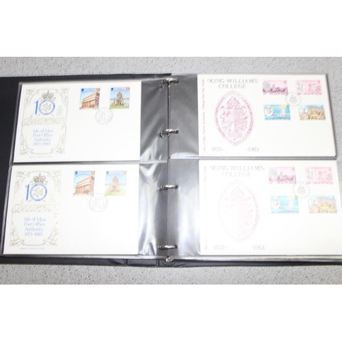 531 - Stamps - Isle of Man First Day Covers in 4 Stanley Gibbons albums, 1968-1979 & 1979-1984, volumes 1 ... 