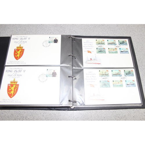 531 - Stamps - Isle of Man First Day Covers in 4 Stanley Gibbons albums, 1968-1979 & 1979-1984, volumes 1 ... 