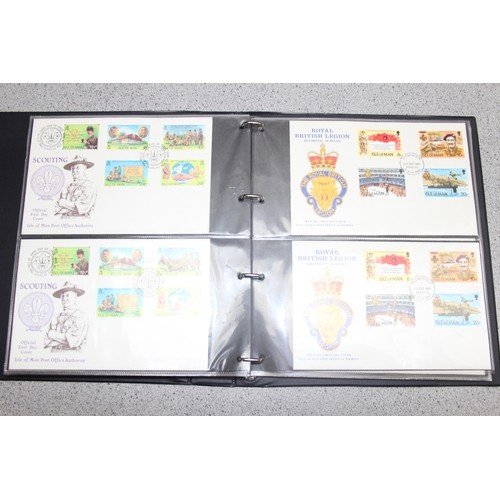 531 - Stamps - Isle of Man First Day Covers in 4 Stanley Gibbons albums, 1968-1979 & 1979-1984, volumes 1 ... 