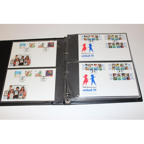 532 - Stamps - Isle of Man First Day Covers in 3 burgundy Stanley Gibbons albums, 1993-1996, 1997-2003 & 2... 