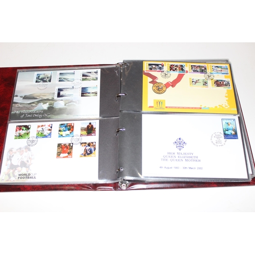 532 - Stamps - Isle of Man First Day Covers in 3 burgundy Stanley Gibbons albums, 1993-1996, 1997-2003 & 2... 