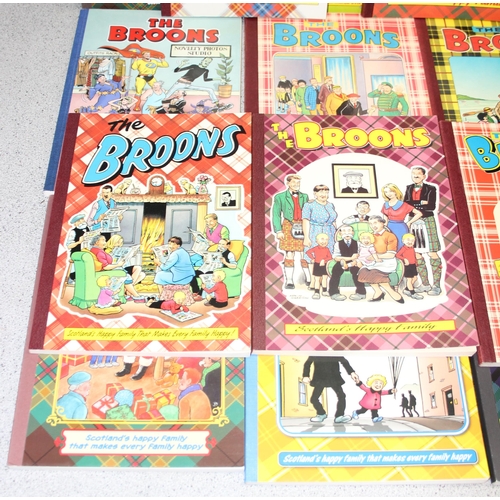 537 - 23 copies of “The Broons” Scottish cartoon strip books - late 20th and 21st century