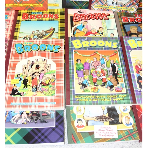 537 - 23 copies of “The Broons” Scottish cartoon strip books - late 20th and 21st century