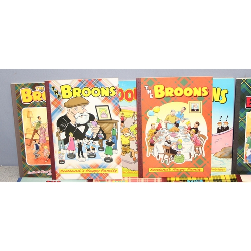 537 - 23 copies of “The Broons” Scottish cartoon strip books - late 20th and 21st century